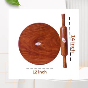 Buy Foxwood- Chakla Belan Set 12 Inch Diameter with 14 Inch Rolling Pin ...
