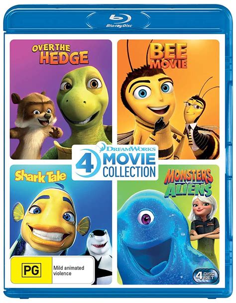 Buy Over The Hedge / Shark Tale / Monsters vs Aliens / Bee Movie (4 ...