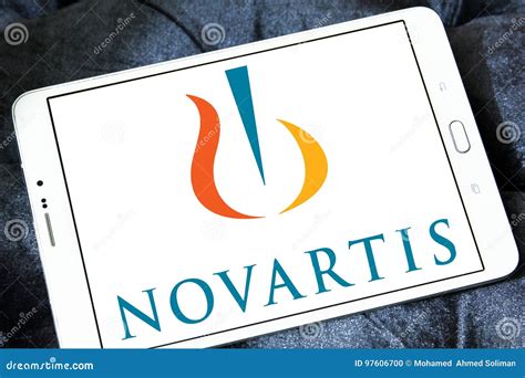 Novartis Pharmaceutical Company Logo Editorial Image - Image of global ...