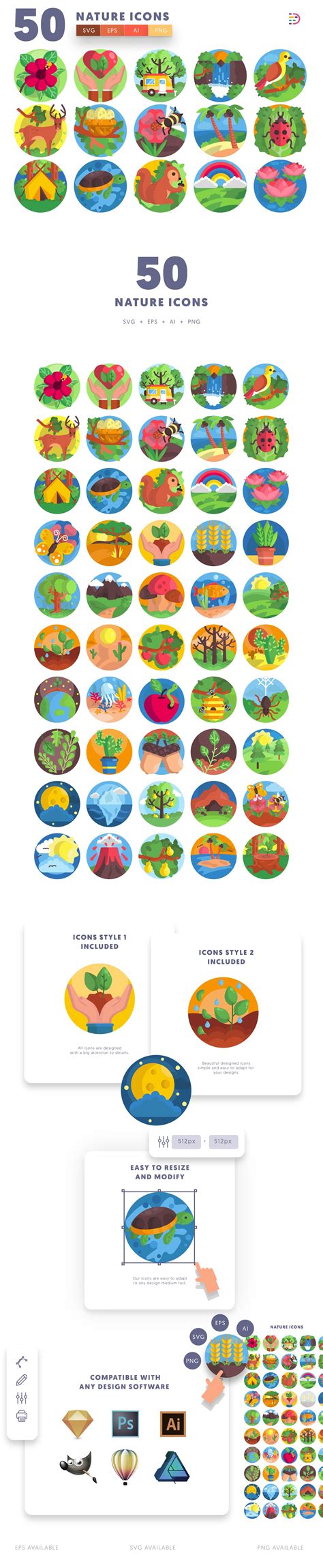 Nature Icons 的图像结果