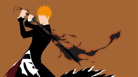 Ichigo Kurosaki Wallpaper 4K, Faceless, Bleach, Minimalist, 5K