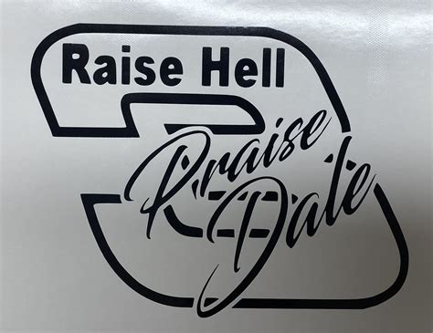 Raise Hell Praise Dale Decal 6.5x5 | Etsy