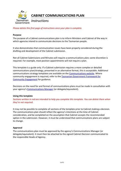 Communication Plan Example 的图像结果