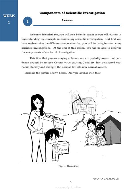 Science Grade 7 Module 1 Week 1 的图像结果