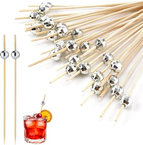 Amazon.com | Hushee 300 Pieces Long Cocktail Picks Decorative Fancy ...