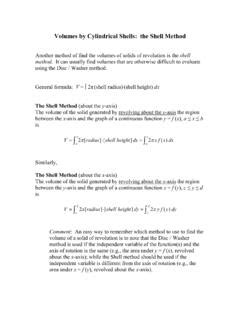 Image result for cylindrical shells method