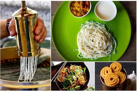 Handcrafted Brass Idiyappam Maker Machine with Free 6 Different Jalis ...