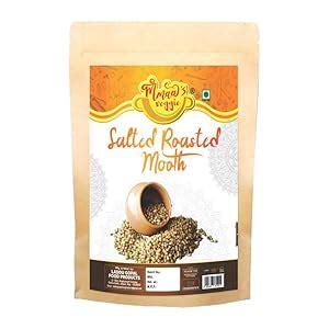 Mmaa's Veggie Marwar Roasted Salted Moth/Mooth/Matki Bean Namkeen Snack ...