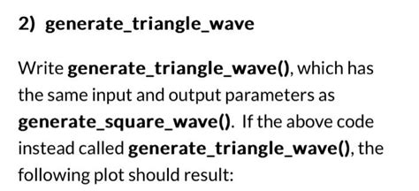 Image result for Python Triangle Wave