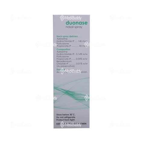 Duonase Nasal Spray: Price, Uses, Side Effects & How to Use - MediBuddy