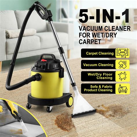 5in1 Carpet Cleaner Vacuum Floor Sofa Wet and Dry Vac Mop Cleaning ...