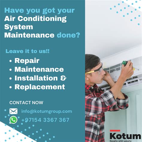 Air Conditioning System Maintenance – Why is it important? - kotumgroup.com