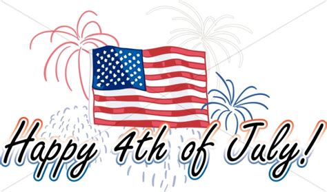 Happy Fourth Of July Clipart | Free download on ClipArtMag