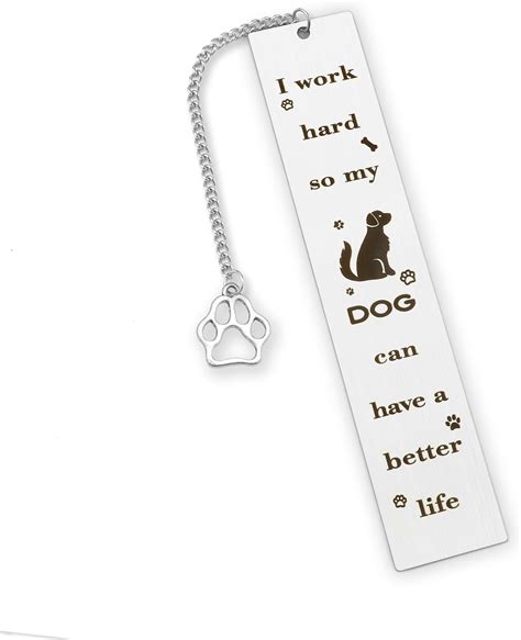 Amazon.com: Dog Lover Bookmark Gifts for Lovers Bookworm Bookish Nerd ...