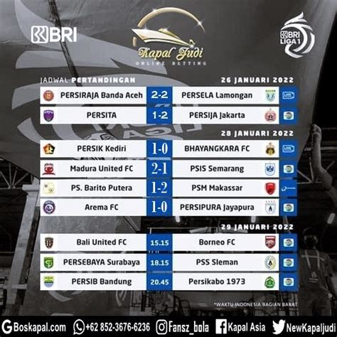 Jadwal Liga Indonesia Terbaru