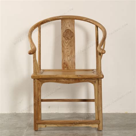 老榆木新中式圈椅官帽椅 太师椅禅椅茶椅 仿古实木椅 餐椅桃心椅-阿里巴巴