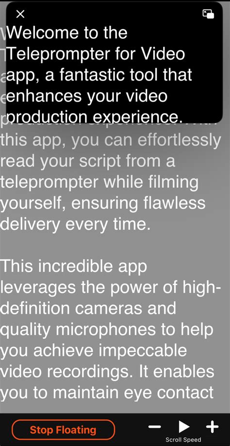 Image result for Teleprompter Script Example