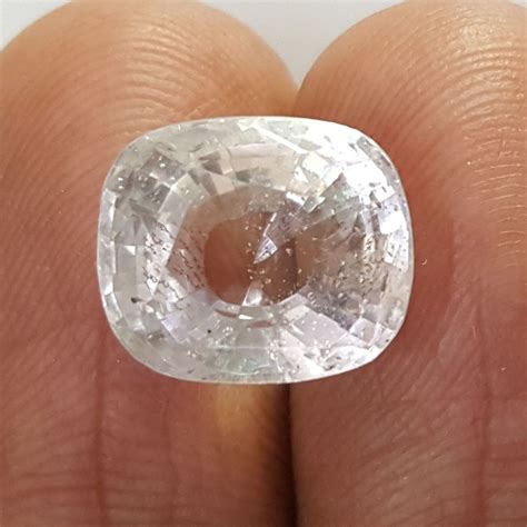 9.49 Ratti Natural White Topaz with Govt Lab Certificate - (1665 ...