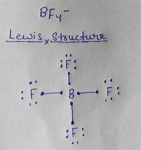 Bf4 Lewis Structure