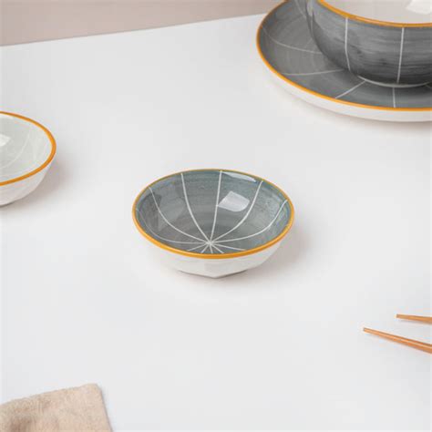 Willow Dark Grey 22 Piece Dinner Set For 6 Online - Premium Dinner Set ...