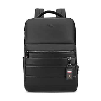 Buy Tommy Hilfiger Unisex Laptop Backpack Bladen - Black | Dual-Tone ...