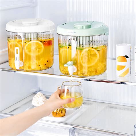 ZROBM Drink Dispenser, Drink Dispenser for Fridge, Drink Dispenser with ...