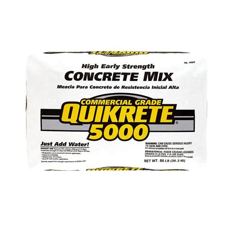 Quikrete 5000 Concrete Mix - 80 lb Bag - 1007 – GCNYC