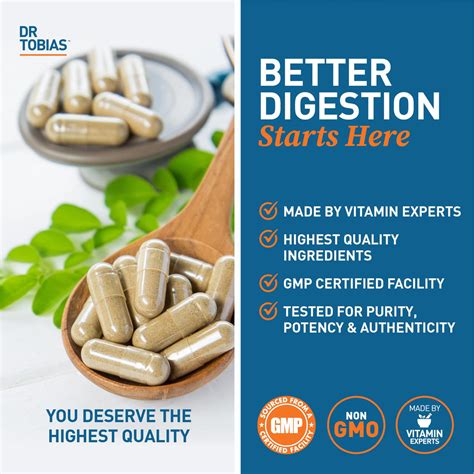 Buy Dr. Tobias Digestive Enzymes with Amylase, Bromelain, Lipase ...