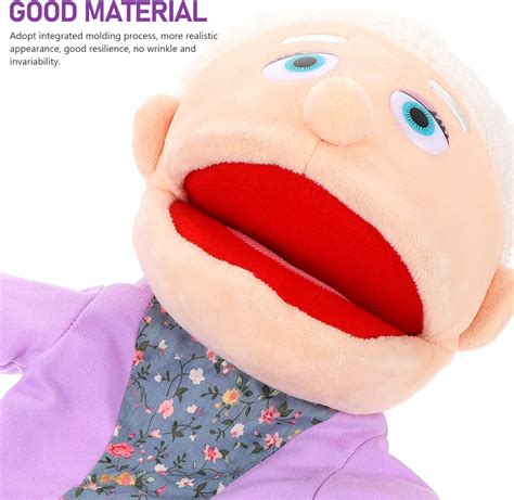 Buy Zerodeko Grandmother Hand Puppet, Family Member Figure Puppets with ...