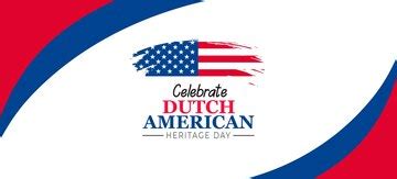 Celebrate dutch american heritage day | Premium Vector
