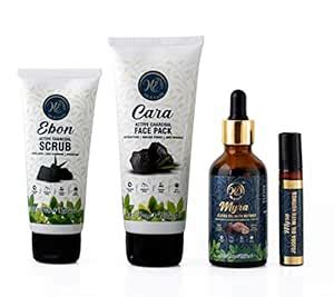 Me And Earth Face Cleansing Charcoal Combo Pack | 1 Charcoal Scrub 60 ...