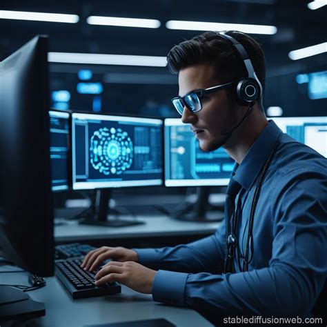 AI Powered IT Support Technician | Stable Diffusion Online