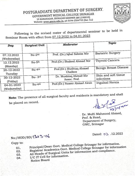 Department of General Surgery