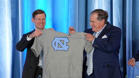 Bill Belichick contract, salary with UNC football and Tar Heels