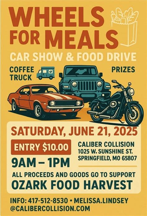 Caliber Collison -Wheels for Meals Charity Car Show, Caliber Collision ...