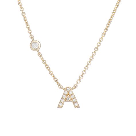 Small Diamond Initial Necklace – Ali Weiss Jewelry