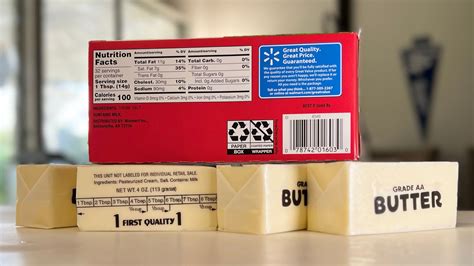 Butter Food Labels