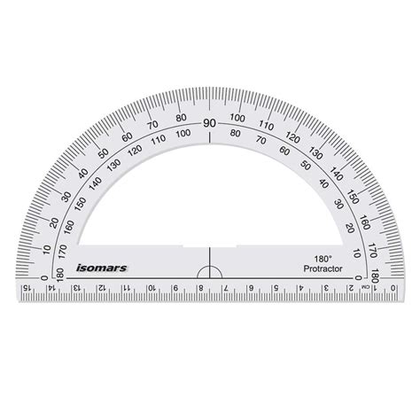 Isomars ProCircle, Protractors - 360 degree & 180 degree, with 12 inch
