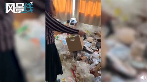 吉林，女子租房3天离开后垃圾成堆，房东：用过的纸巾都扔几十团 - 哔哩哔哩