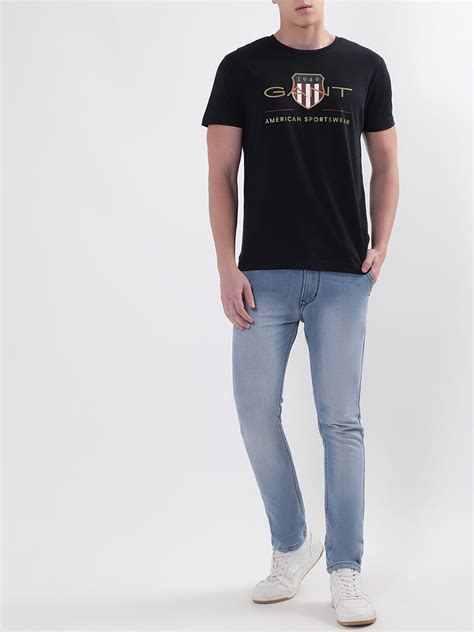 Shop Gant Men Typography Printed Cotton T-shirt - GANT India