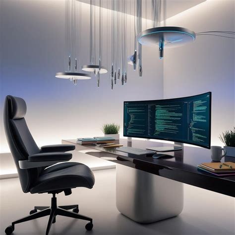 Workspace with ai integration | Premium AI-generated image