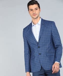 Raymond Checkered Bandhgala Formal Men Blazer - Buy Raymond Checkered ...