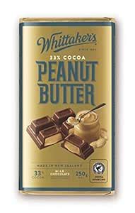 Whittaker's chocolate peanut butter bar 250gm : Amazon.in: Grocery ...