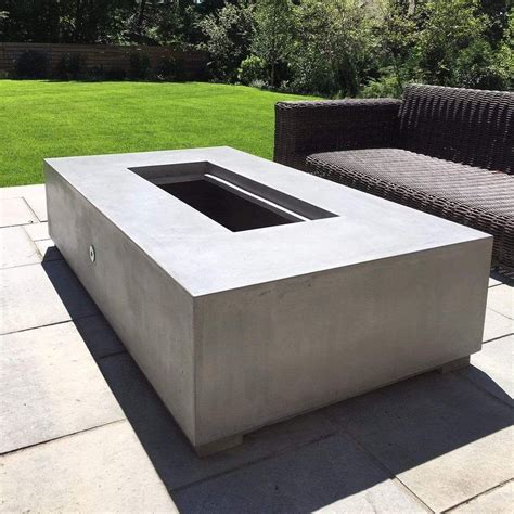 Our concrete Hoffman Concrete Fire Pit is the perfect addition to your ...