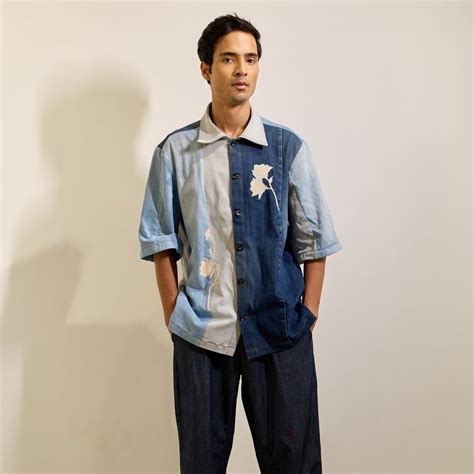 Buy Andes Panelled Shirt Online - Ciceroni