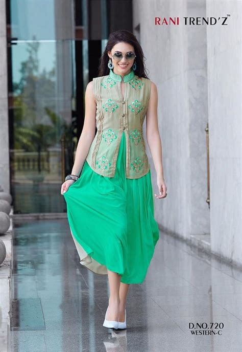 Western C Designer Stylish Kurtis By RANI TRENDZ 716 TO 724 New Designs ...