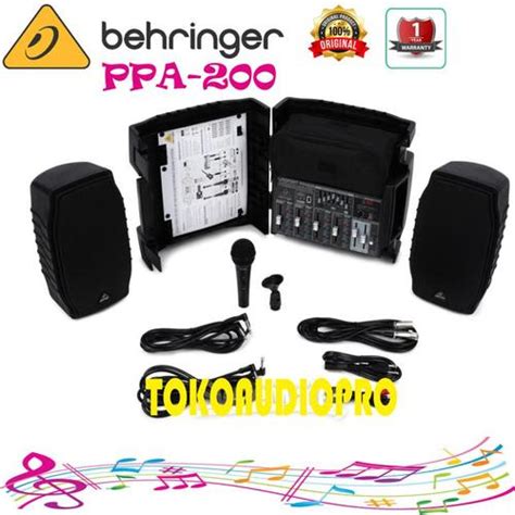 Jual Behringer Europort PPA200 5-channel Portable PA System - Jakarta ...