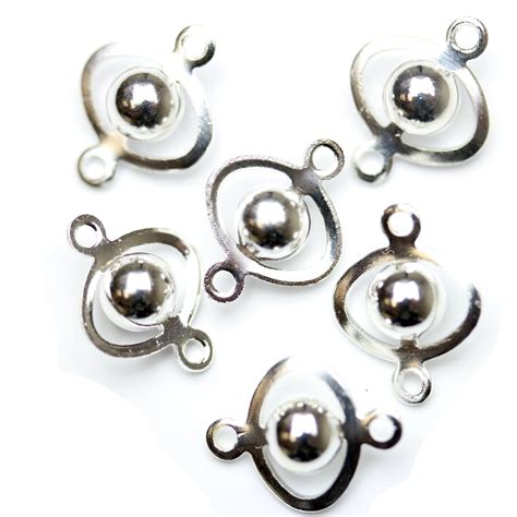 Silver Plated Satellite Double Loop Beads 5mm | Michaels