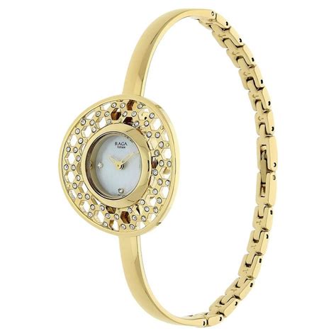 Buy Online Titan Raga Moonlight Mother of Pearl Dial Women Watch With ...