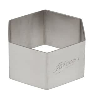 Buy Ateco 4910 Hexagon Stainless Steel Form, 2.3 by 1.4-Inches High ...